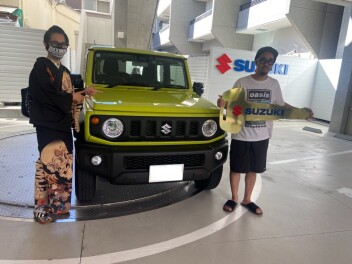ジムニーシエラ　ご納車おめでとうございます